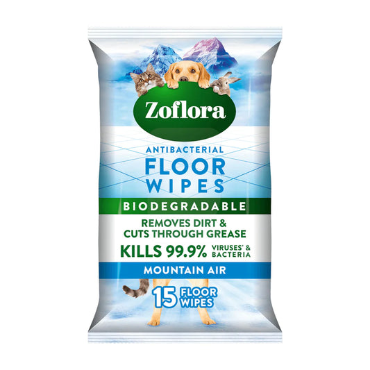 Zoflora Mountain Air Antibacterial Floor Wipes