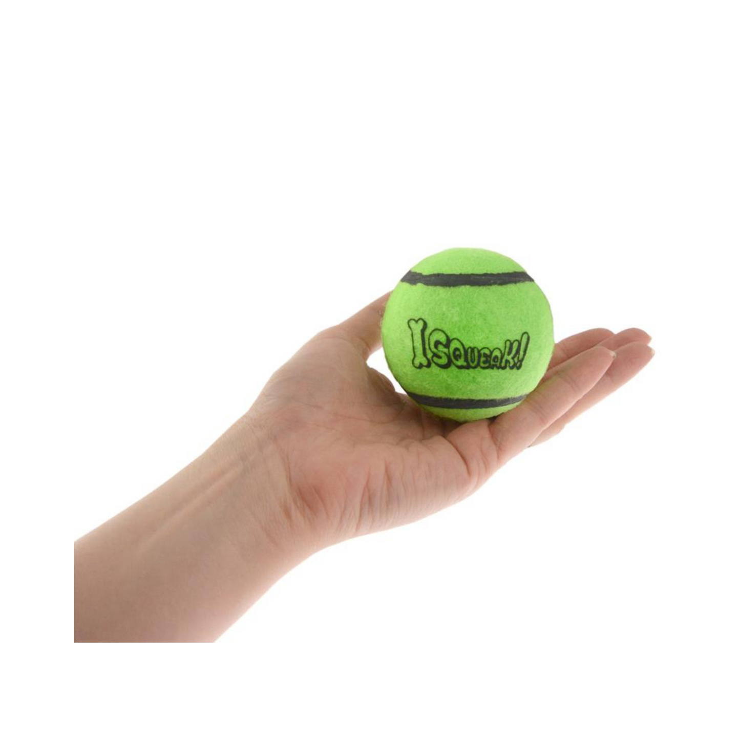 Pack of 3 Tennis Balls with squeak