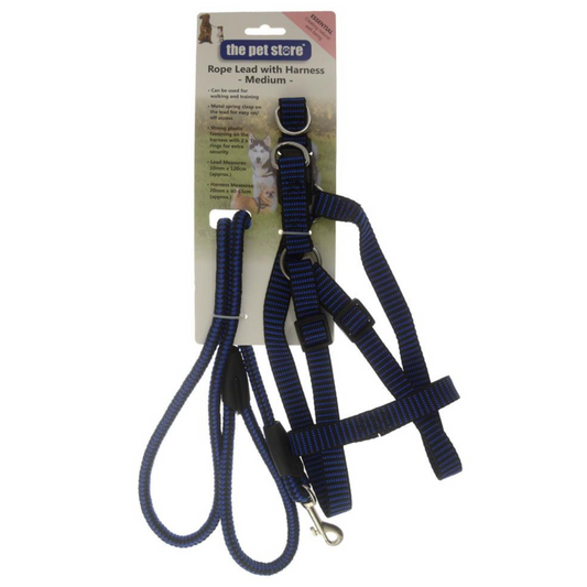 Rope Lead with Harness - Medium