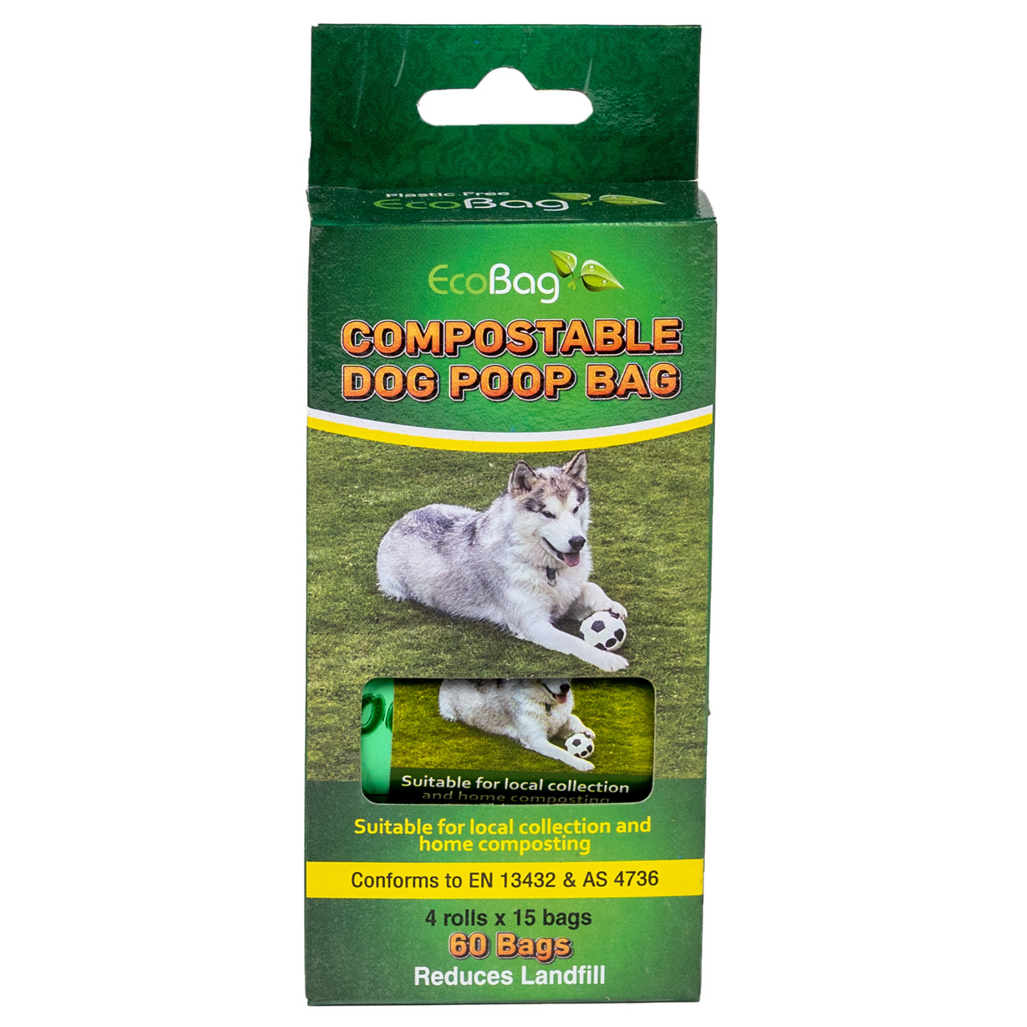 60 X COMPOSTABLE DOGGY BAGS